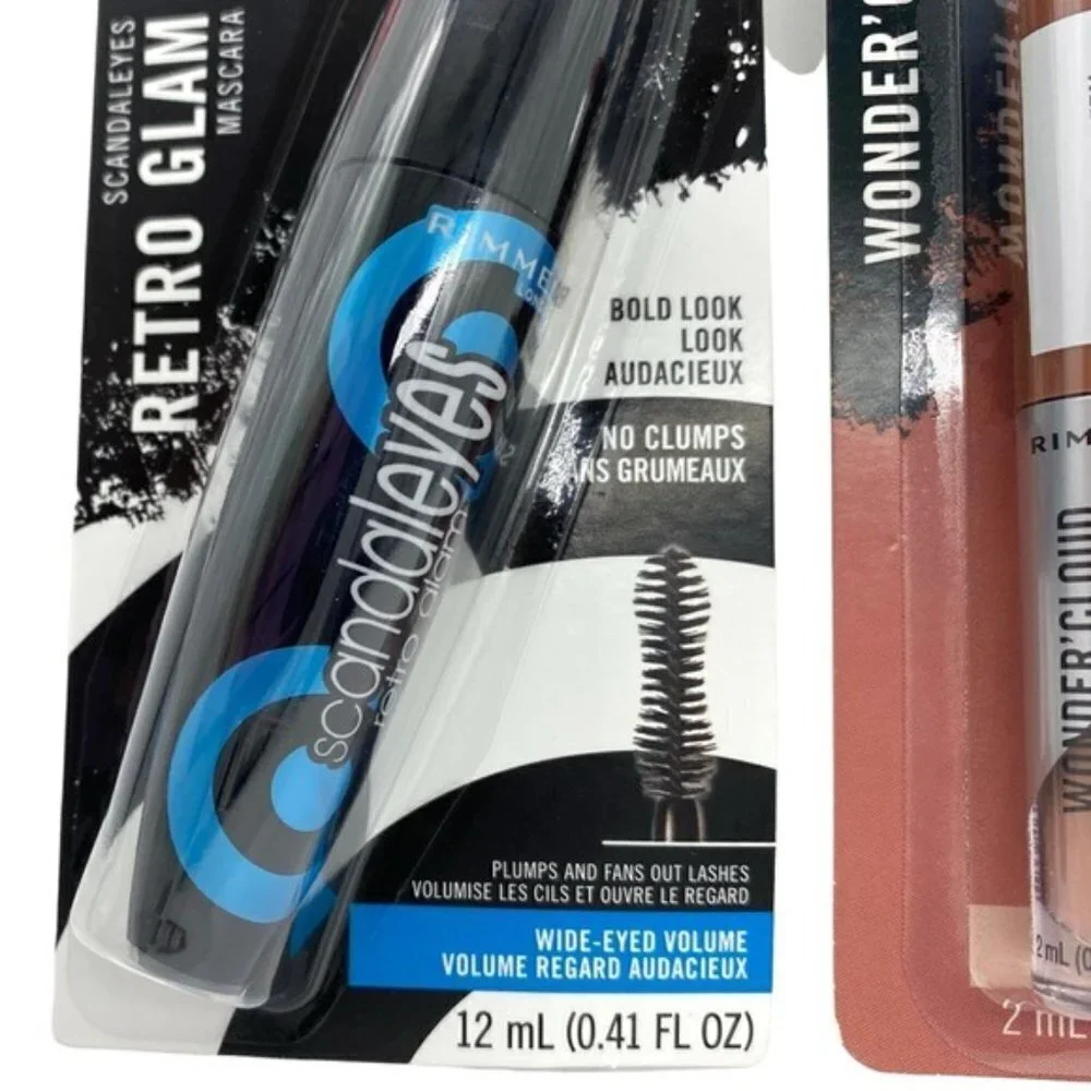 Rimmel Retro Glam Waterproof Mascara and Whipped Eyeshadow